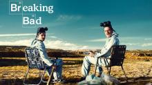 jesse and walter of breaking bad sitting in the desert